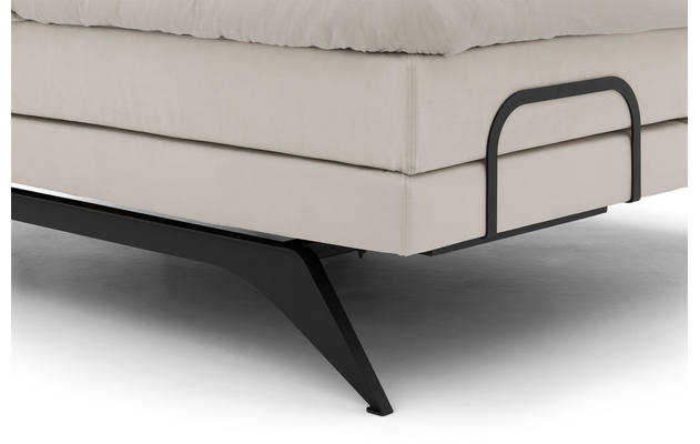 Goossens excellent boxspring compleet avance dextro compleet grijs stof - 8220751-05