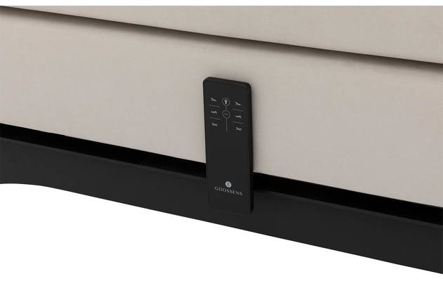 Goossens excellent boxspring compleet avance dextro compleet grijs stof - 8220751-06