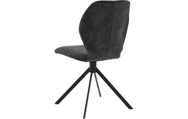 Goossens eetkamerstoel hera grijs stof - 8221038-02