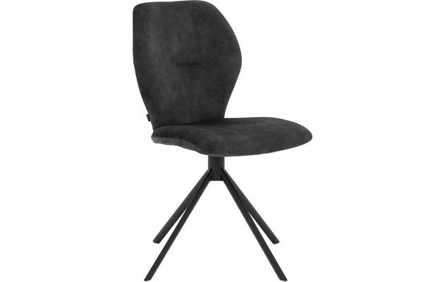 Goossens eetkamerstoel hera grijs stof - 8221038-04