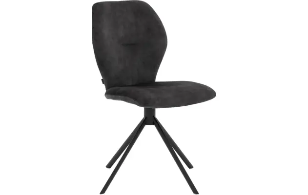 Goossens eetkamerstoel hera grijs stof - 8221038-04