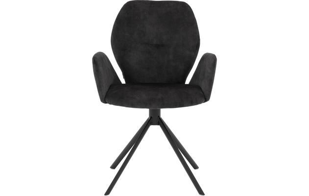 Goossens eetkamerstoel hera grijs stof - 8221039-03