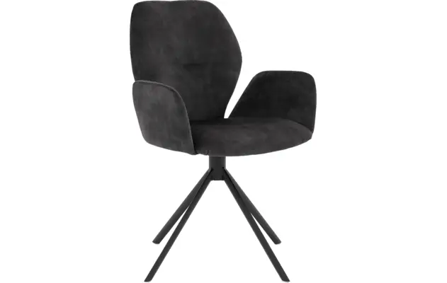 Goossens eetkamerstoel hera grijs stof - 8221039-04