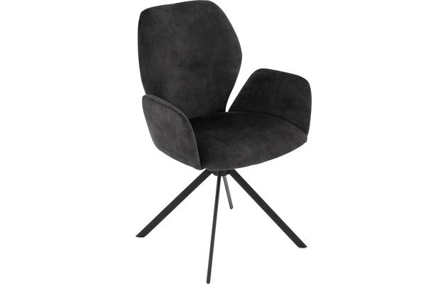 Goossens eetkamerstoel hera grijs stof - 8221039-05