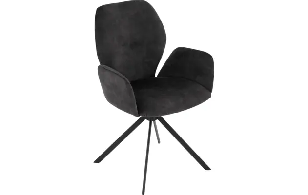 Goossens eetkamerstoel hera grijs stof - 8221039-05