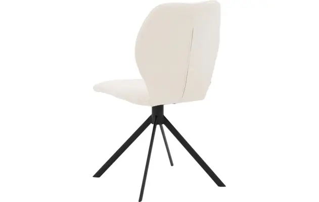 Goossens eetkamerstoel hera wit stof - 8221042-04