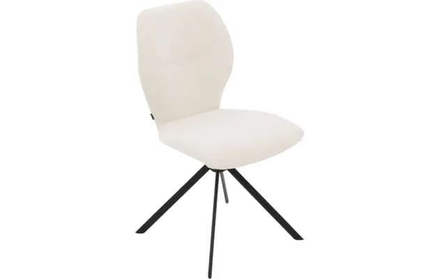 Goossens eetkamerstoel hera wit stof - 8221042-05