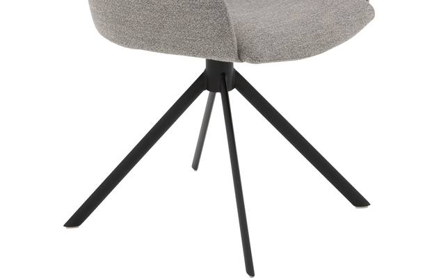 Goossens eetkamerstoel hera grijs stof - 8221045-06