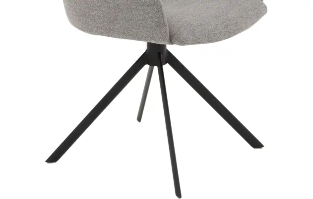 Goossens eetkamerstoel hera grijs stof - 8221045-06