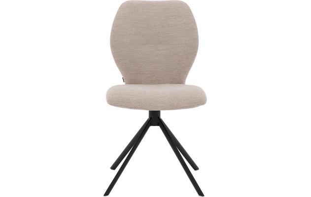 Goossens eetkamerstoel hera beige stof - 8221048-01