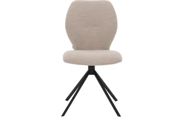 Goossens eetkamerstoel hera beige stof - 8221048-01