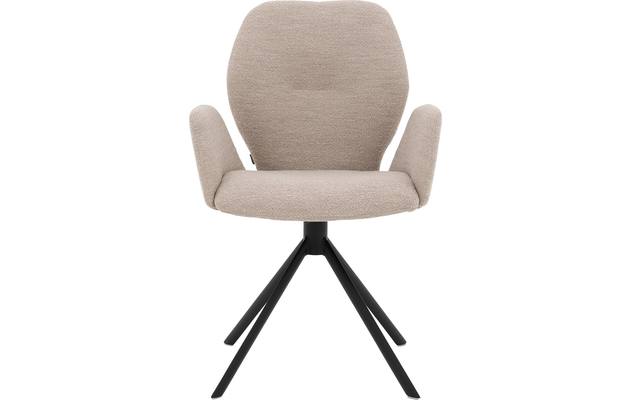 Goossens eetkamerstoel hera beige stof - 8221049-01