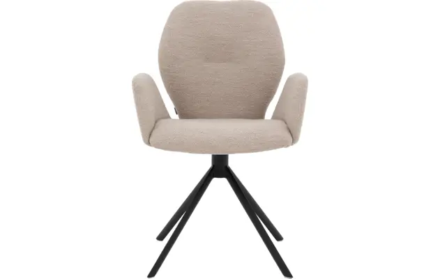 Goossens eetkamerstoel hera beige stof - 8221049-01