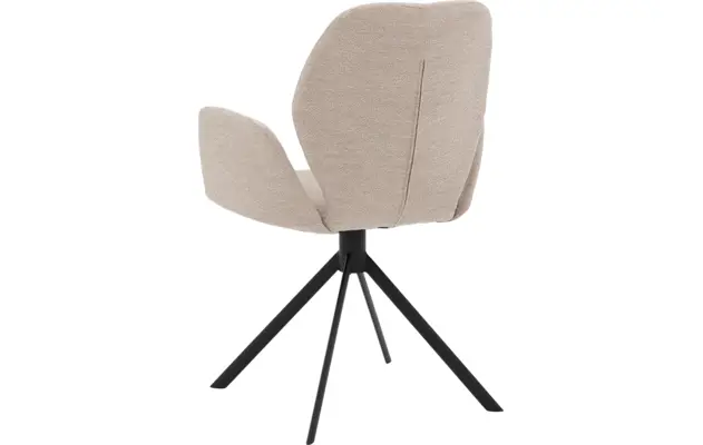 Goossens eetkamerstoel hera beige stof - 8221049-03