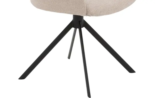 Goossens eetkamerstoel hera beige stof - 8221049-06