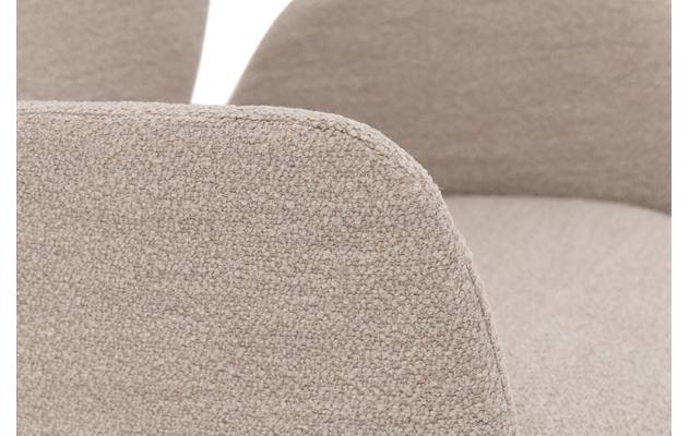Goossens eetkamerstoel hera beige stof - 8221049-07