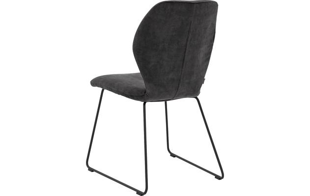 Goossens eetkamerstoel hera grijs stof - 8221054-02