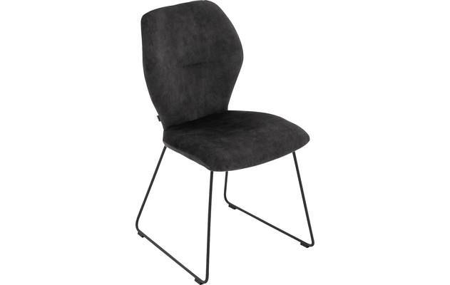 Goossens eetkamerstoel hera grijs stof - 8221054-04