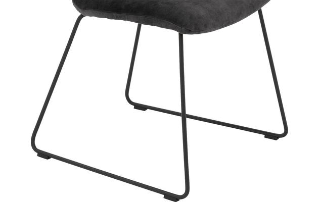 Goossens eetkamerstoel hera grijs stof - 8221054-05