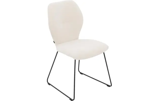 Goossens eetkamerstoel hera wit stof - 8221058-04