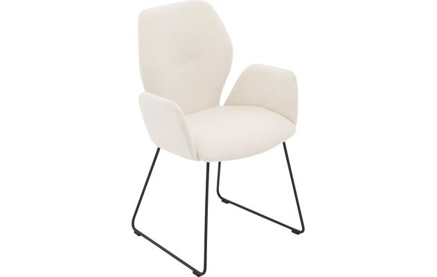Goossens eetkamerstoel hera wit stof - 8221059-04
