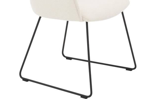 Goossens eetkamerstoel hera wit stof - 8221059-05