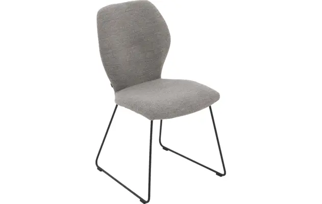 Goossens eetkamerstoel hera grijs stof - 8221060-04