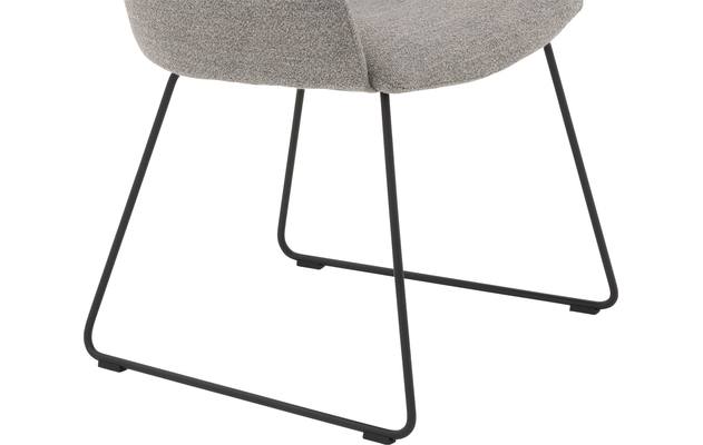 Goossens eetkamerstoel hera grijs stof - 8221061-05