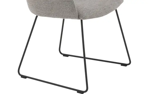 Goossens eetkamerstoel hera grijs stof - 8221061-05