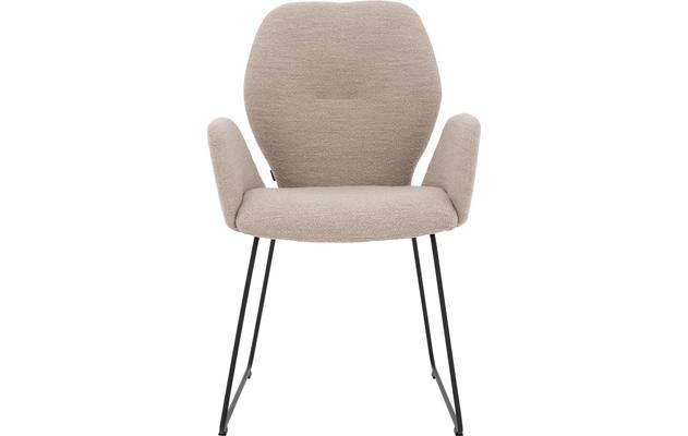 Goossens eetkamerstoel hera beige stof - 8221065-01