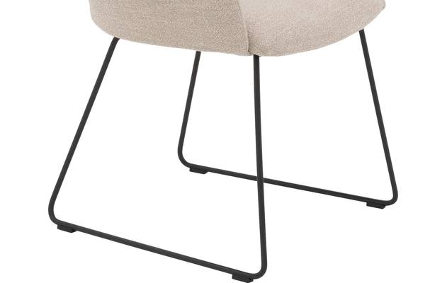 Goossens eetkamerstoel hera beige stof - 8221065-05