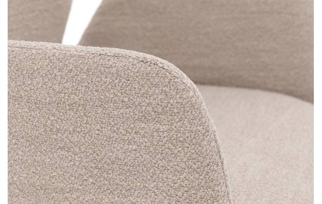 Goossens eetkamerstoel hera beige stof - 8221065-06
