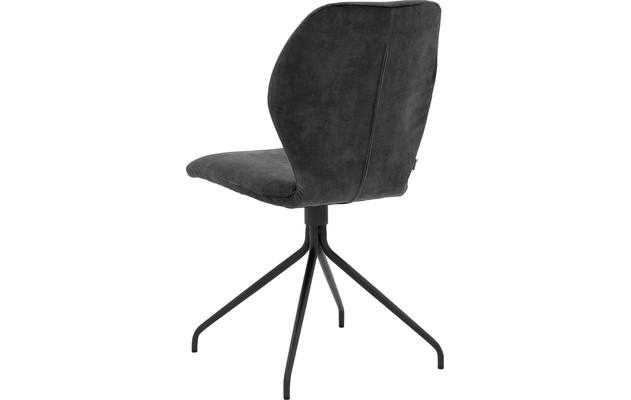 Goossens eetkamerstoel hera grijs stof - 8221070-02