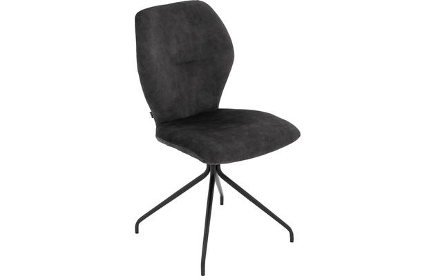 Goossens eetkamerstoel hera grijs stof - 8221070-04