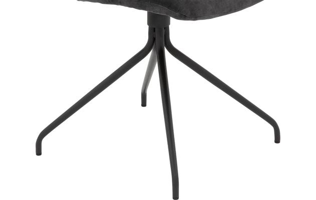 Goossens eetkamerstoel hera grijs stof - 8221070-05
