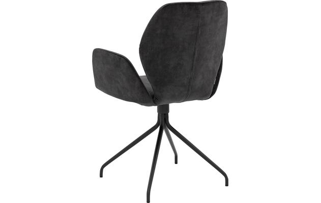 Goossens eetkamerstoel hera grijs stof - 8221071-02