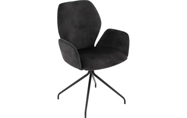 Goossens eetkamerstoel hera grijs stof - 8221071-04