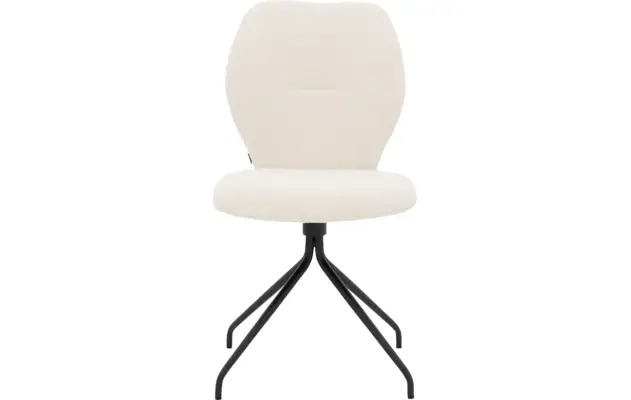 Goossens eetkamerstoel hera wit stof - 8221074-02