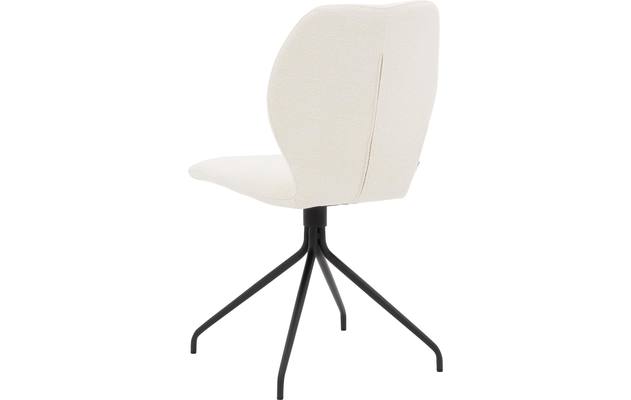Goossens eetkamerstoel hera wit stof - 8221074-03