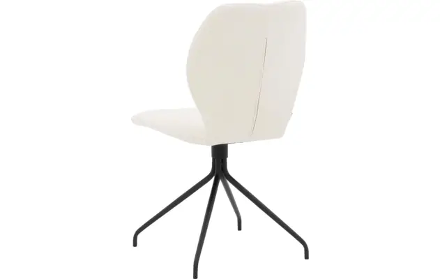 Goossens eetkamerstoel hera wit stof - 8221074-03