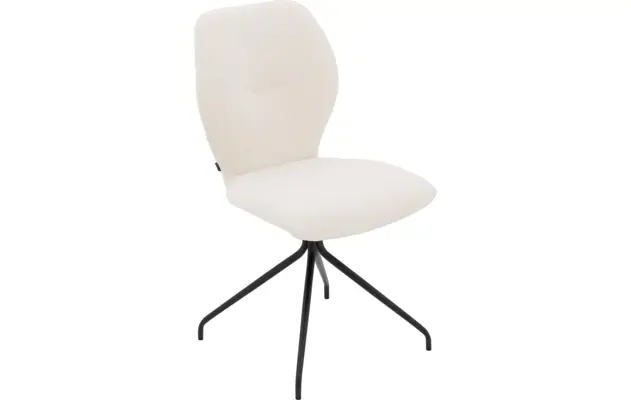 Goossens eetkamerstoel hera wit stof - 8221074-04