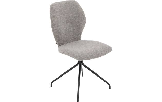 Goossens eetkamerstoel hera grijs stof - 8221076-04