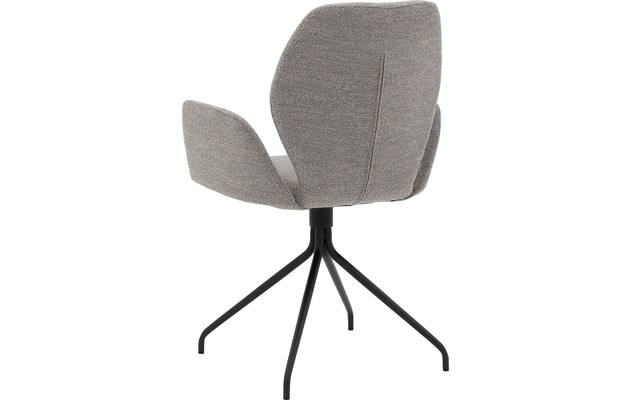 Goossens eetkamerstoel hera grijs stof - 8221077-03