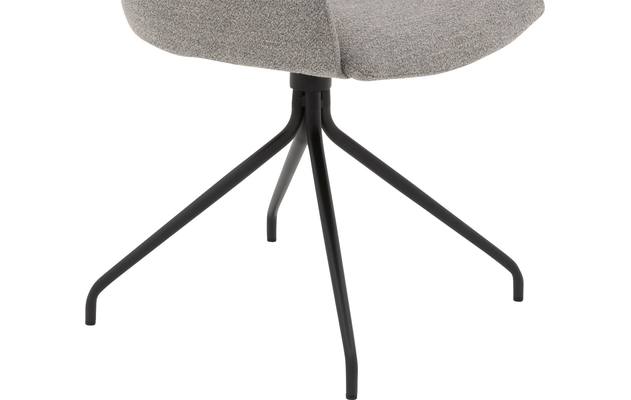 Goossens eetkamerstoel hera grijs stof - 8221077-05