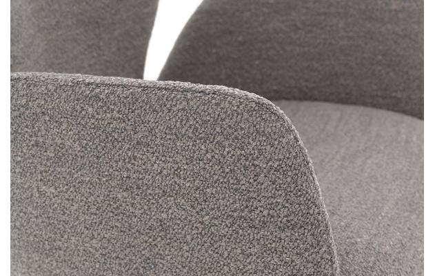 Goossens eetkamerstoel hera grijs stof - 8221077-06