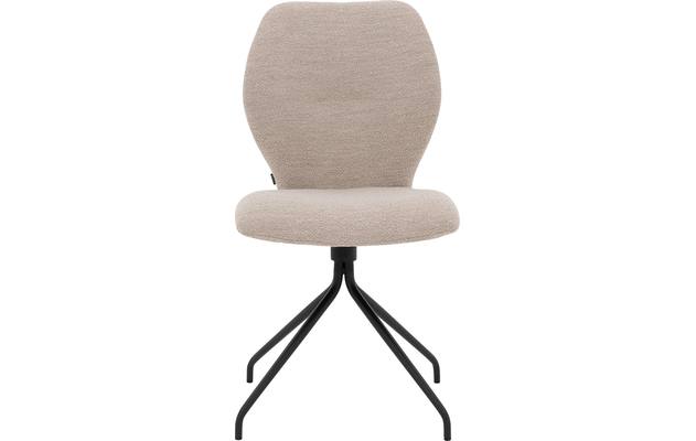 Goossens eetkamerstoel hera beige stof - 8221080-01