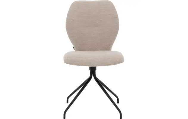 Goossens eetkamerstoel hera beige stof - 8221080-01