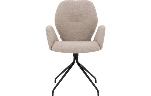 Goossens eetkamerstoel hera beige stof - 8221081-01