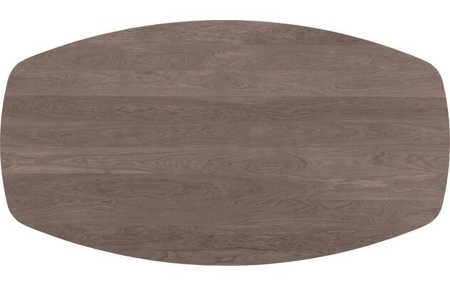 Goossens excellent eettafel uniek donker bruin eiken - 8221100-06