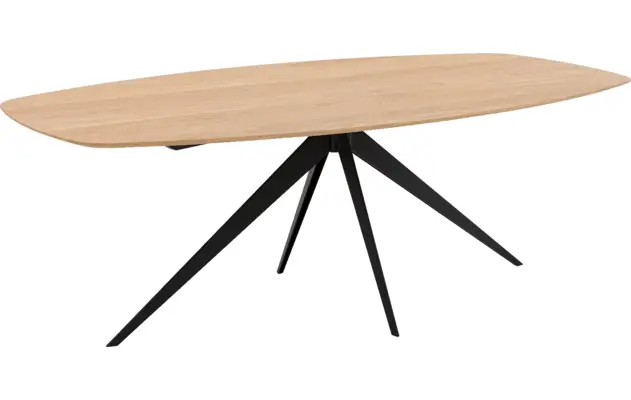 Goossens excellent eettafel uniek blank eiken - 8221115-01